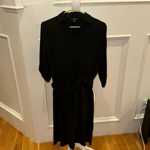 Black knit dress petite large